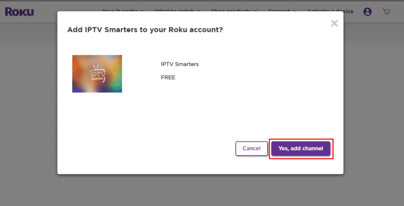 Roku IPTV